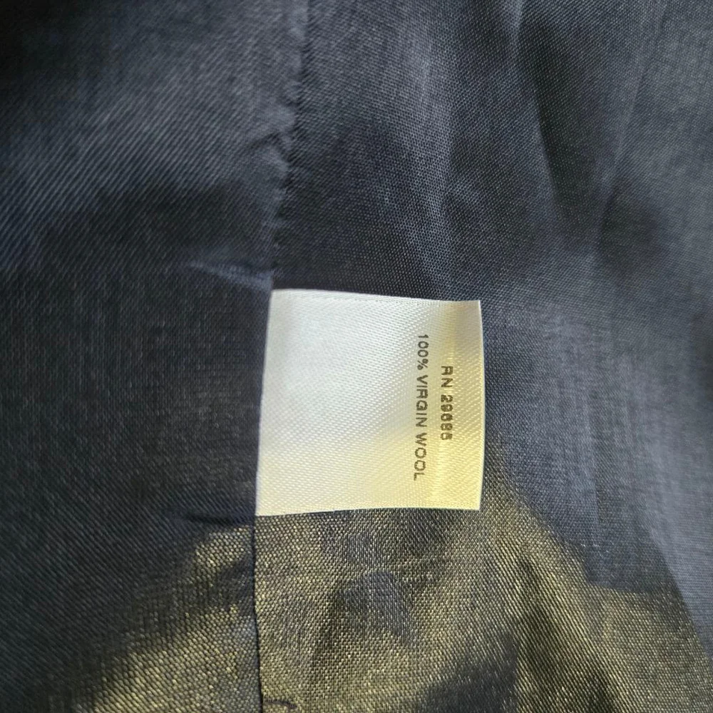 Women's Pendleton Navy 100% Virgin Wool Blazer Size 10 NWT